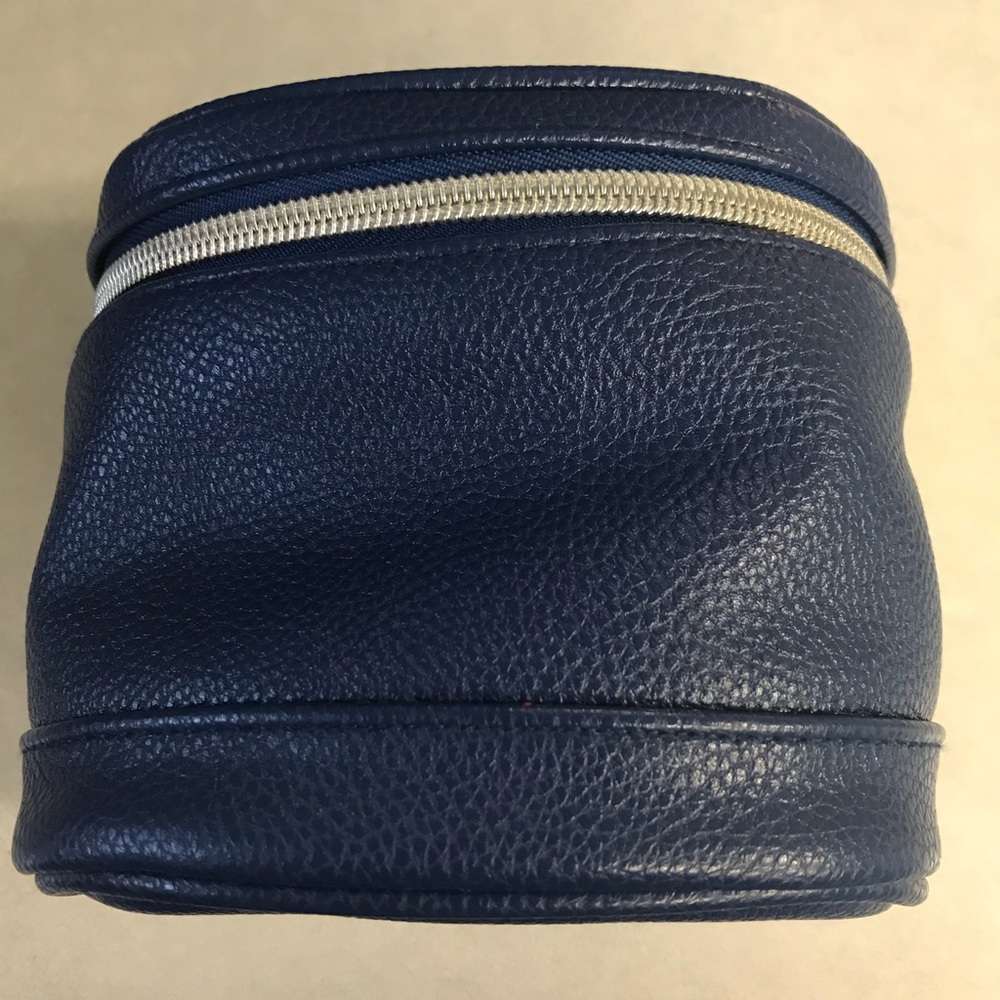 Blue travel/cosmetic bag